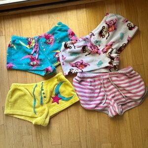 4 pairs of SO Terry sleeper shorts NWOT Sz Small